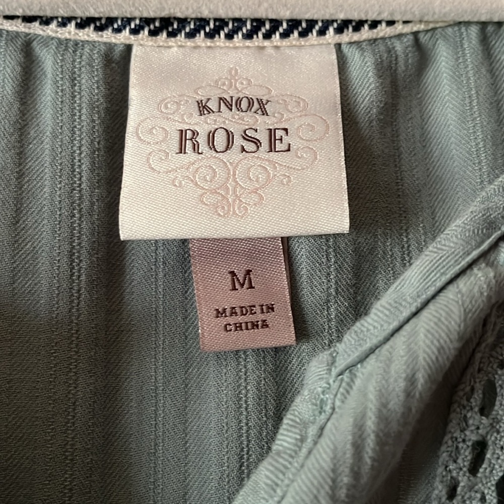 Knox Rose Boho Top, Size M - Picture 4 of 5